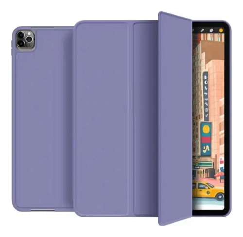 Funda De Piel Con Tapa Para iPad Air 4 10.9, Funda Trasera D