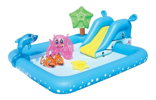 Pileta Inflable Juego Acuario Niños Chicos Bestway Ct