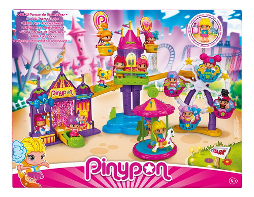 Pinypon Set Parque De Diversiones+ 1 Fig + Tienda Original!