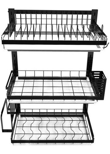 Escurridor 3 Niveles Con Estantes Para Amurar LG