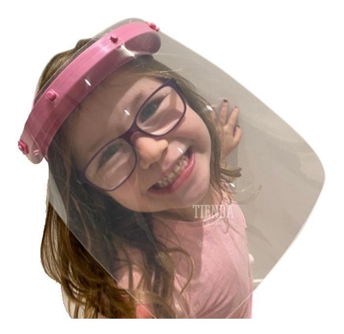 Mascara Protección Facial Rosa Chicas Niña Nena Infantil New