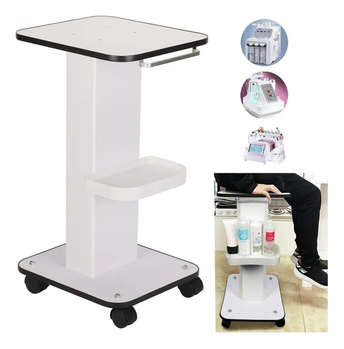 Mesa Carrito Auxiliar Aparatos De Spa Cosmetologia Charolas