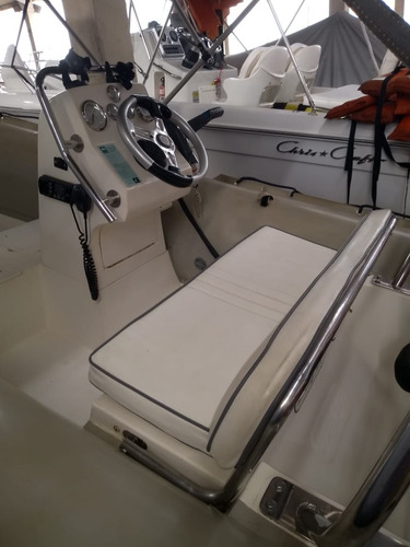 Bote Inflável Zefir F420 Casco Rígido C/ Motor Evinrude Etec