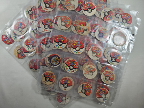 Colección De Tazos Pokemon 1 Y 2 151/151 Piezas (Usado)