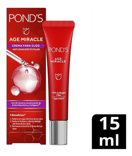 Ponds Age Miracle Contorno Ojos - mL a $3094