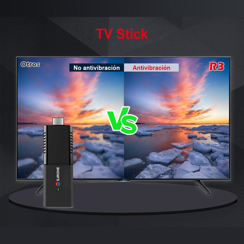 Sjrohe Internet Media Streaming Tv Strick Android 13.0 4+32gb 4k Tv Box Full Hd Tv Android Tv Game Box Tv Stick Para Google App Store Magis Netflix Usb Cable Hdmi 2.1 Control Remoto Infrarrojo