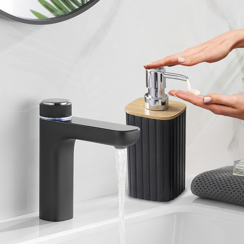 Set De Baño Con Dispensador De Jabón, Cepillo De Dientes, Va