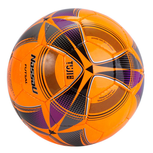 Pelota Futbol Nassau Tuji Nro 4 Futsal Naranja