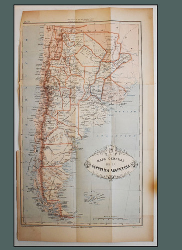 Felix Lajouane Mapa Republica Argentina 