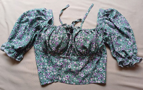 Crop Top Flores Anthea