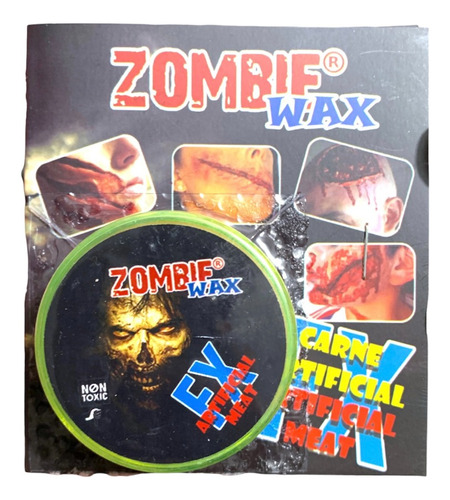 Carne Artificial Zombie Wax, Maquillaje Fx 30 Gramos