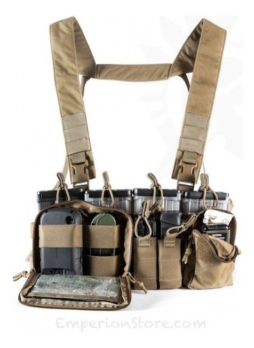 Chaleco Chest Rig Tactico Coyote. (Usado)