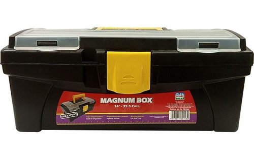 Caja De Herramientas Alfa Hogar 12  Magnum Box #e