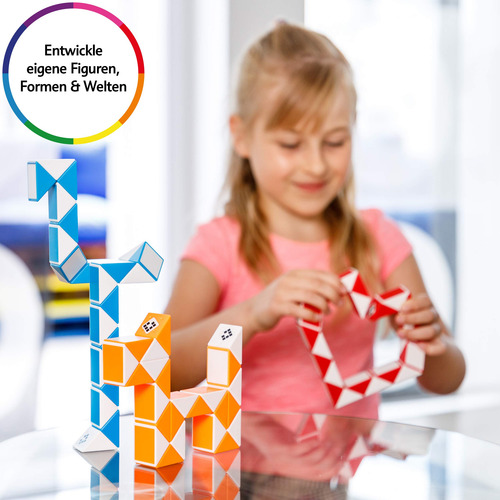Cubidi Magic Snake Cubo De 24 Bloques Grandes