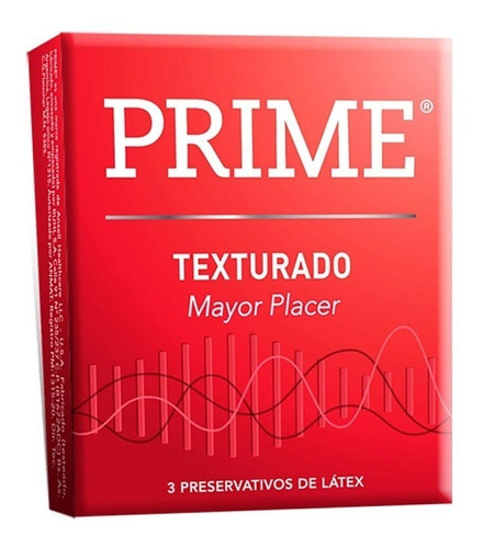 Preservativos Prime Texturado - Caja X 3 Unidades - Fun*