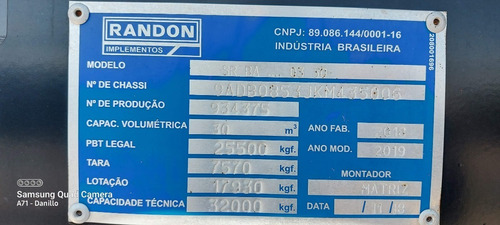 Imagem 10 de 10 de Báscula Randon Com Pneus