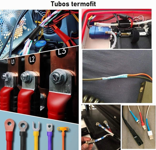 Imagen 6 de 6 de Tubo Termorretráctil Surtido Variado De Tubo De Pe/eva