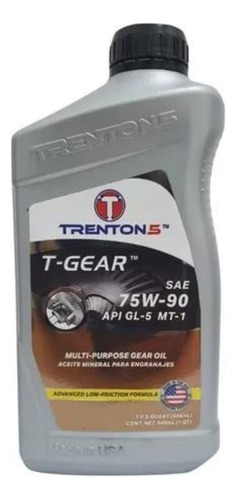 Aceite Trenton 5 T-gear 75w40 Full Sintetic