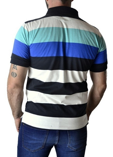 Imagen 2 de 6 de Chomba De Hombre Rayada The Big Shop