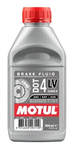 Fluido Freio Motul Dot 4 Lv Brake Fluid Classe 6 Sintético