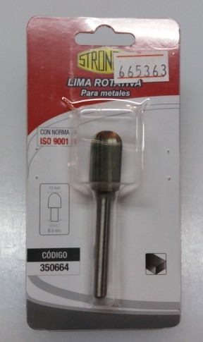 Lima Rotativa P/ Metales 350664 Stronger Herracor