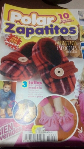 Revista Zapatitos Polar Con Moldes Tamaño Real Ed Bienvenida