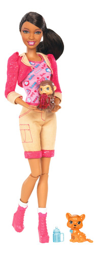 Barbie Muñeca Afroamericana I Can Be Zoo Keeper