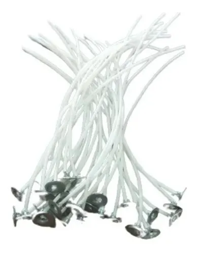 comprar Pabilo Con Ojalillo Armado  P\u002F Vela De Soja X 100 Unidades