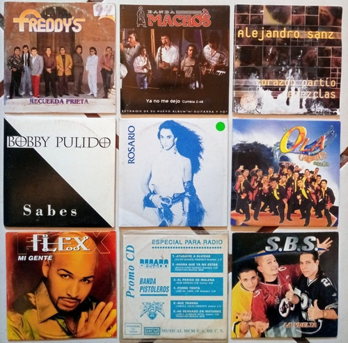 Cd's Promo Jose Jose Angeles Azules Imanol Luis Fonsi Otros (Usado)