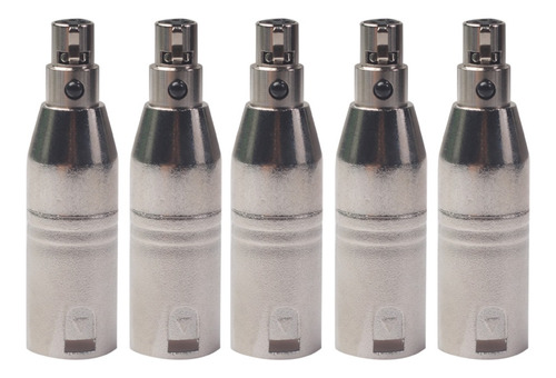 Imagen 6 de 6 de Mini Ja Hembra Micro Adaptador A Conector Macho Xlr De 3 Pin