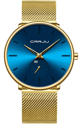 Reloj Para Hombre Filizi/dorado Azul