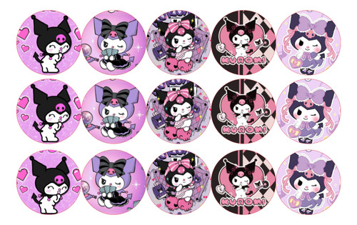 Stickers Calcos Personajes X15und Autoadhesivo Según Temática Kuromi