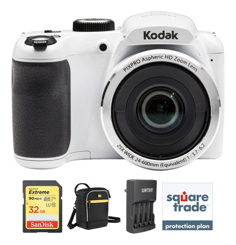 Kodak Pixpro Az252 Digital Camara Deluxe Kit (white)