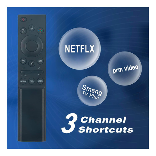 Control Remoto De Voz De Reemplazo De Bnm Compatible Con Uhd