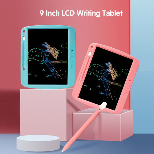 Tableta De Escritura Lcd Parcialmente Borrable De 9 Pulgadas