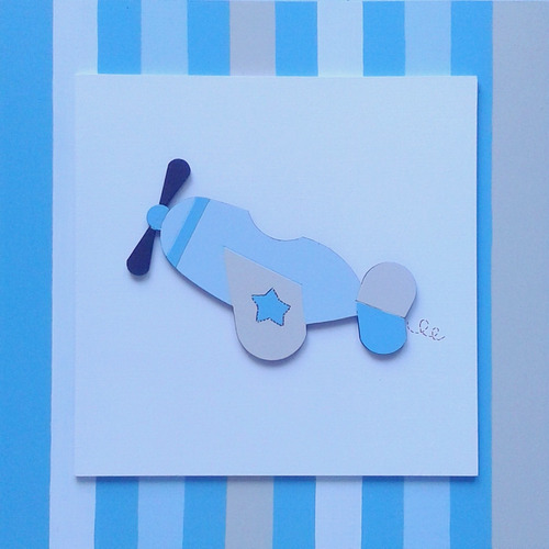 Imagen 5 de 7 de Cuadros Infantiles Fondo A Rayas - Decoración Infantil