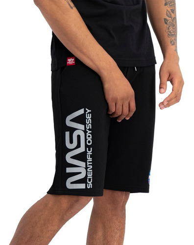 Bermuda Jogger De Hombre Nasa Odyssey Alpha Importado