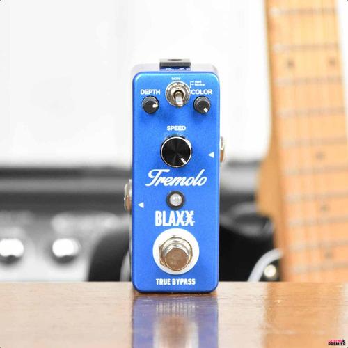 Pedal Tremolo 2 Modos Para Guitarra Y Bajo True Bypass Metal