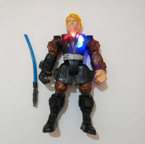 Anakin Skywalker Figura Star Wars Hecha En México Con Luz (Usado)