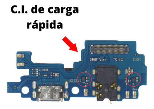 Placa Carga Conector Compatível Galaxy A21s (a217) Turbo Pklk Premium