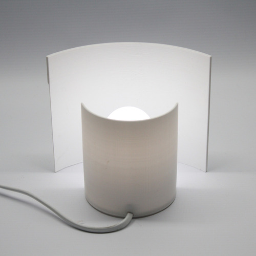 Lampara Velador Tauro Chica 12 Cm Zodiaco Constelaciones Estructura Blanco Pantalla Blanco