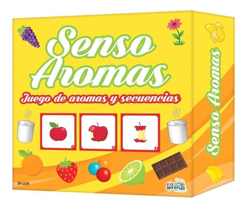Juguete Didactico Senso Aromas Juego Didactico Via Aprende