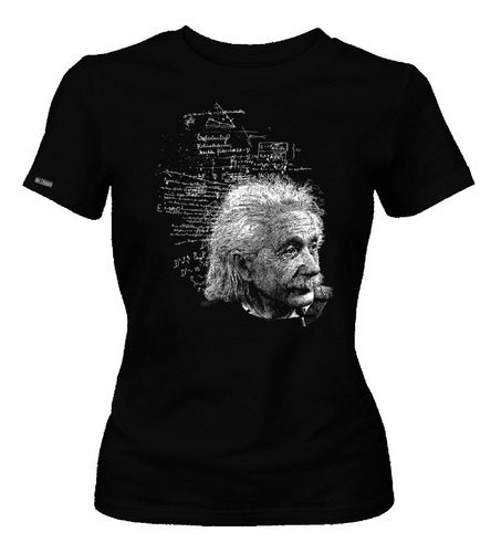 Camiseta Albert Einstein Física Matemática Mujer Inp Edc 