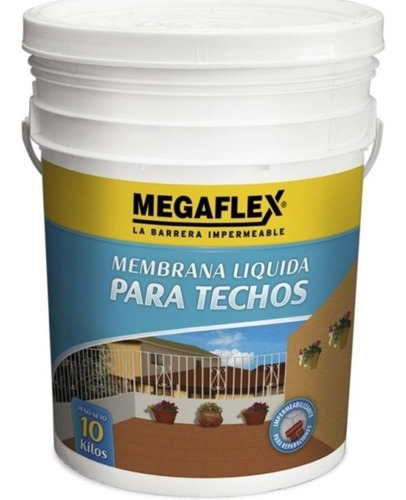Membrana Liquida Megaflex X 10kg Blanca