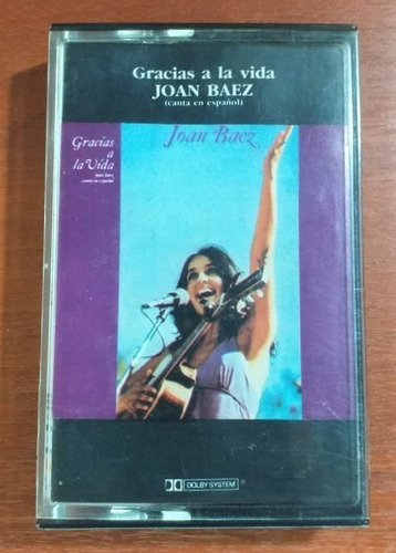 Cassette Gracias A La Vida Joan Baez Canta En Español 1988