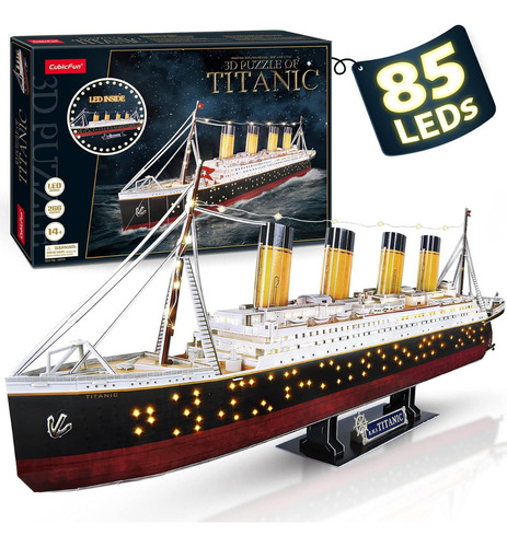 Modelo A Escala Para Armar Titanic 3d Premium