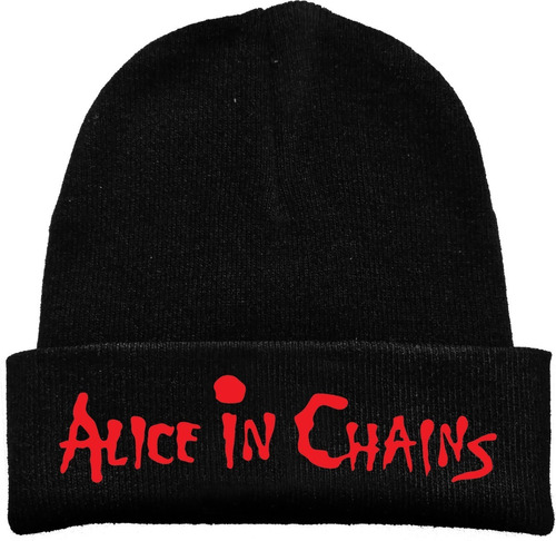 Gorro Lana Alice In Chains Rock Metal Tv Estampado Urbanoz