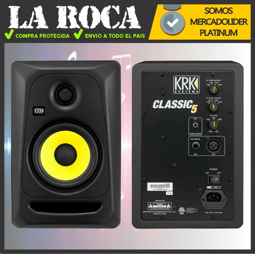 Imagen 5 de 10 de Par Monitores Bafle Estudio Rokit Krk G3 Activo Plana