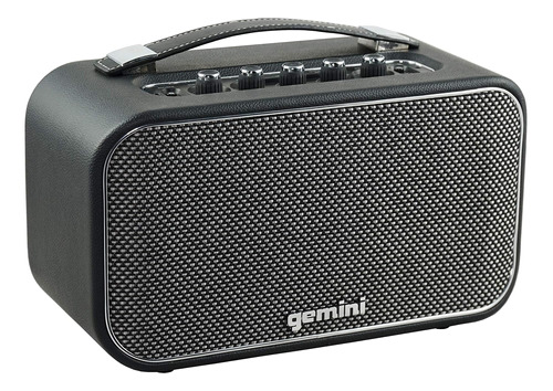 Gemini Gtr300 Portátil Bttery Powered Blu Spk, Negro