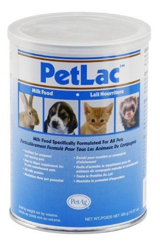 Leche En Polvo Petlac Para Mascotas, 300gm